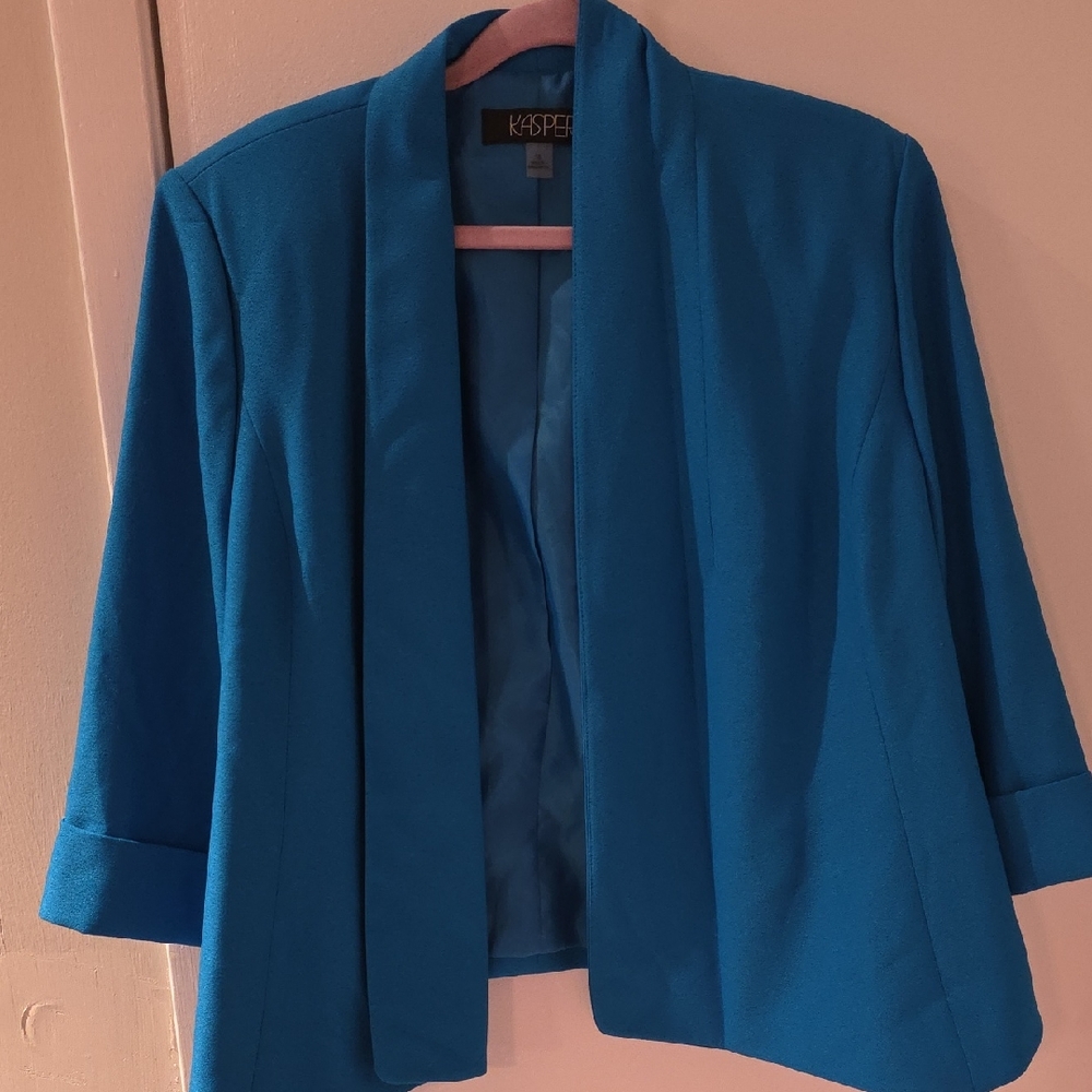Kasper Women's Vibrant Blue Blazer